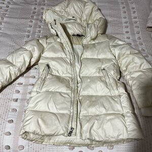 Cream Polo Ralph Lauren size 6 kids puffer jacket